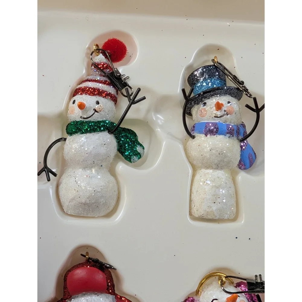 HALLMARK‎ Keepsake 2006 JOLLY SNOWMEN Miniature CHRISTMAS ORNAMENT Mini SNOWMAN